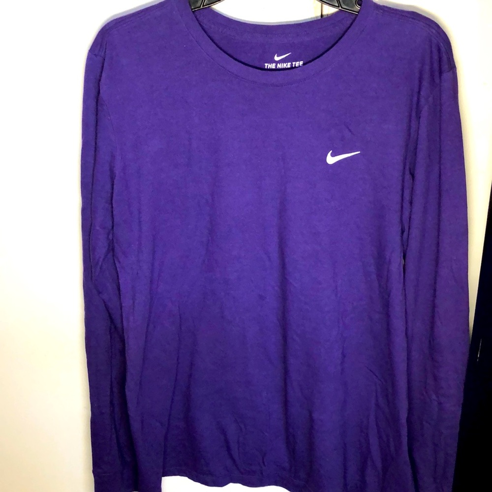 Purple Nike Long sleeve T-shirt